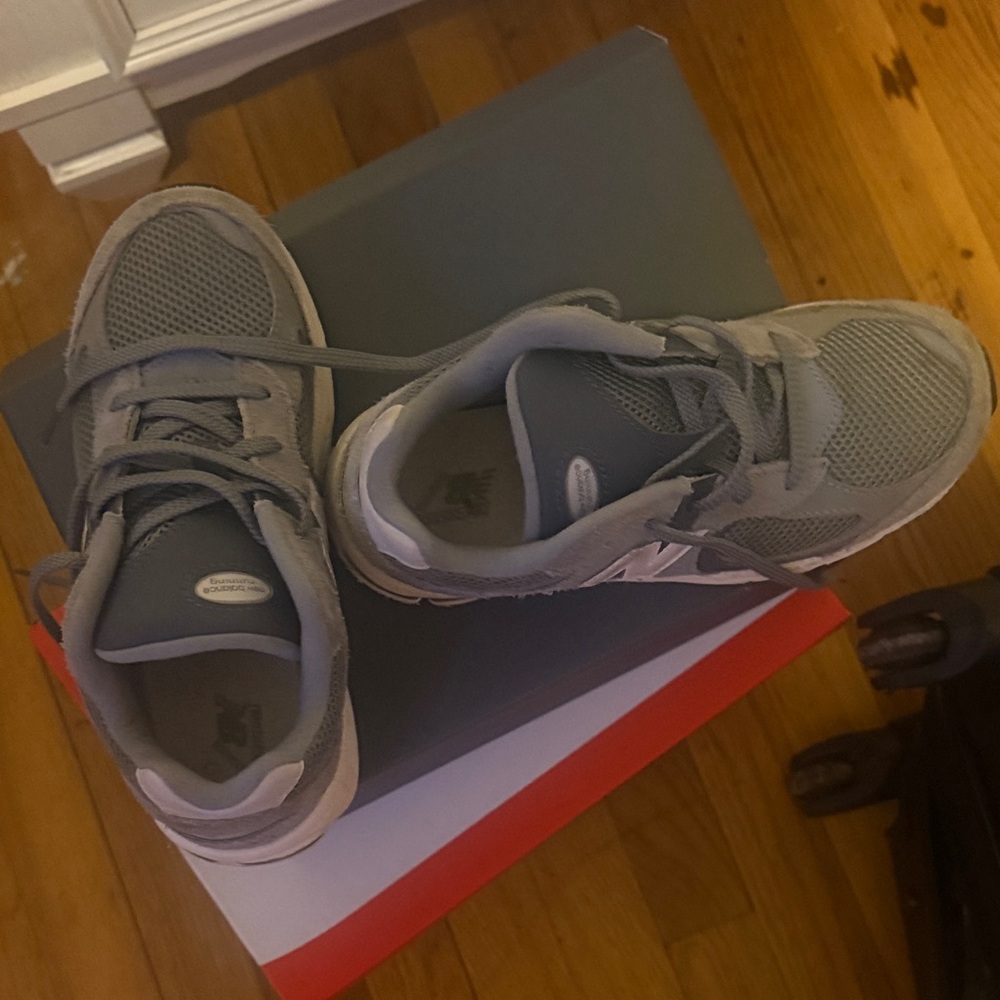 Kids Gray Sneakers